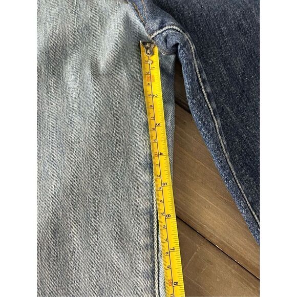 Risen Blue Combo Jeans Two Color Jeans High Rise Size 28 - Picture 7 of 8